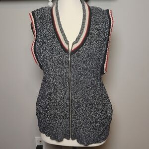 Liz Claiborne Vintage Knit Sweater Vest Large